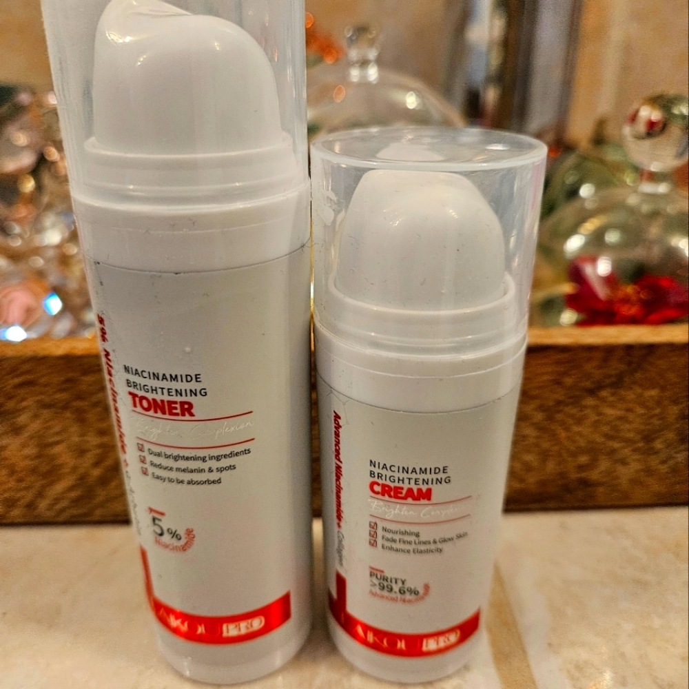 Niacinamide Brightening Toner and Cream Set